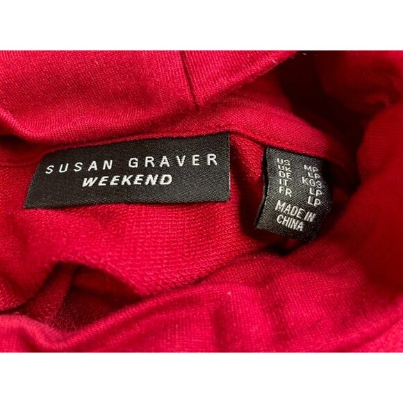 Susan Graver Weekend Jersey Turtleneck Tunic MEDIUM PETITE (1123) - Picture 3 of 5